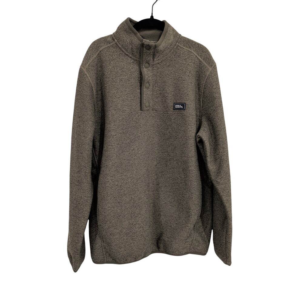 Eddie Bauer Men's Sweater Fleece Green Size S